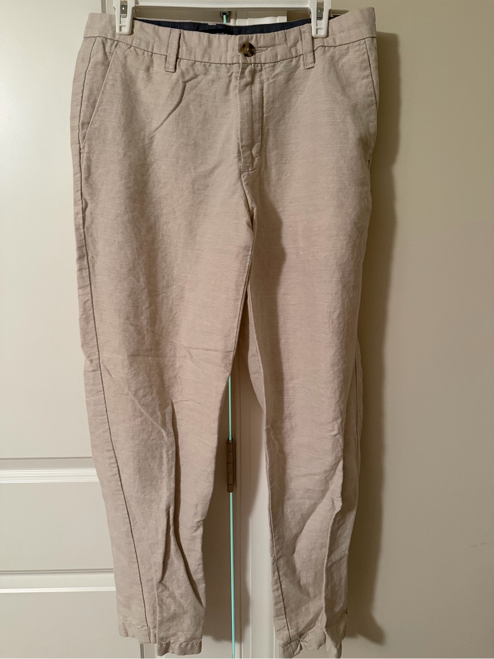 Nautica Men's linen and cotton Tan Chino Pants